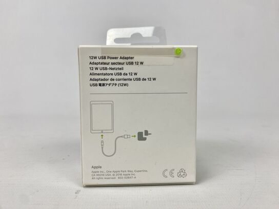 3 stk. Apple USB-strømforsyning på 12W