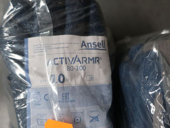 Work gloves ANSELL ACTIVARMR 80-100 size 10