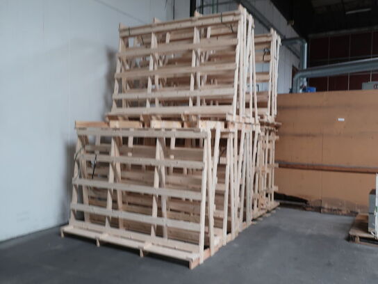 Wooden racks for records etc. (shipping package)