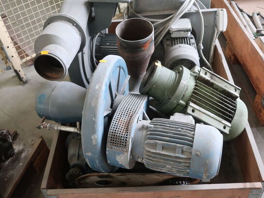 Pallet with misc. electric motors etc. (see pictures)