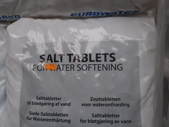 27 bags of salt tablets for softening water EUROWATER