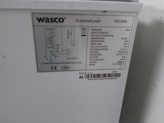 Chest freezer WASCO FB100A