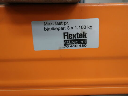 Pallet rack FLEXTEK 4 compartments (NOTE: Without contents!)