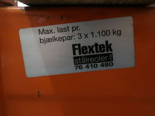 Pallet rack FLEXTEK 3 compartments (NOTE: Without contents!)