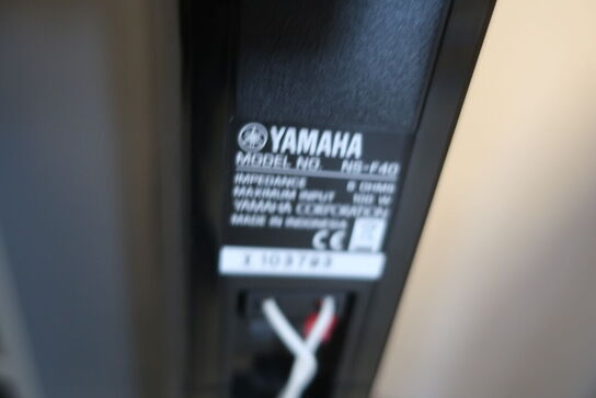 Fjernsyn 65" SAMSUNG UE65TY6905K samt anlæg YAMAHA