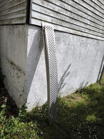2 stk. aluminiumsramper