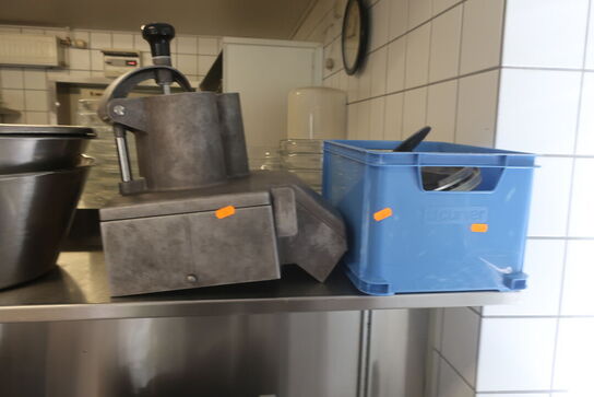 Grøntsagssagskærer ROBOT COUPE R 502 med udstyr