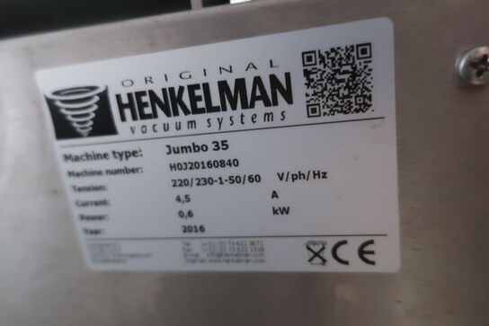 Vakuummaskine HENKELMAN JUMBO 35