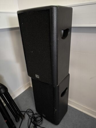 2 stk. højttalere LD SYSTEMS LD DAVE 15+