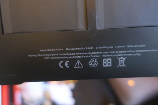 Batteri til MacBook 