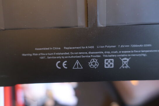 Batteri til MacBook 