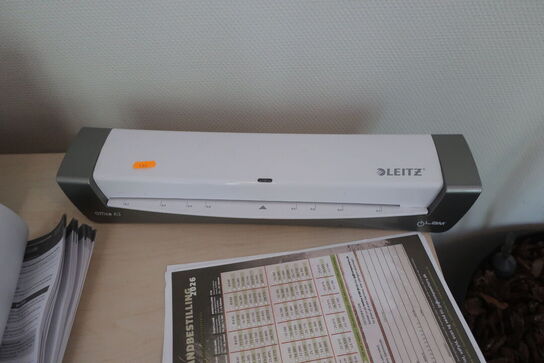 Printer BROTHER ADS-4700W samt lamineringsmaskine LEITZ