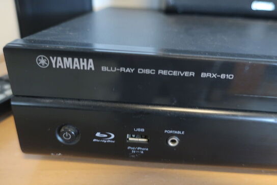Fjernsyn 65" SAMSUNG UE65TY6905K samt anlæg YAMAHA