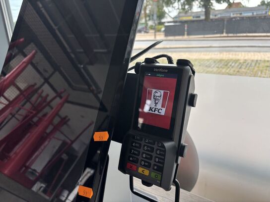 	All-in-one touch computer ELO ESY22i5 med bonprinter samt dankortterminal