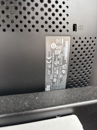 	All-in-one touch computer ELO ESY22i5 med bonprinter samt dankortterminal