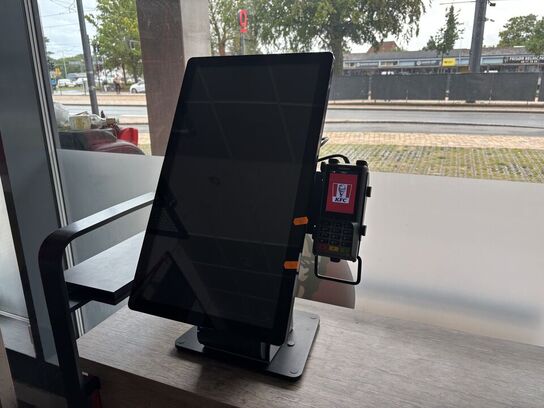 	All-in-one touch computer ELO ESY22i5 med bonprinter samt dankortterminal