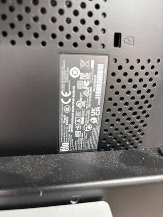 	All-in-one touch computer ELO ESY22i5 med bonprinter samt dankortterminal