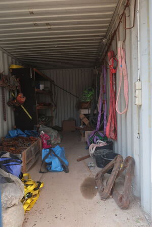 20 fods container uden indhold