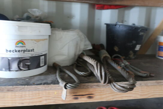3 stk. dunke, donkraft samt wire
