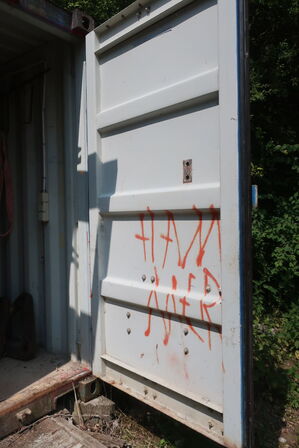 20 fods container uden indhold