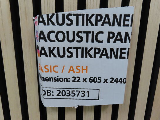 10 stk. Akustikpaneler Basic - sort filt/ask