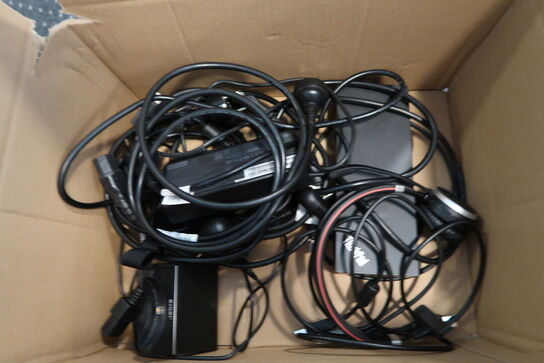 Tastatur, rollermouse, dockingstation LENOVO samt headset JABRA