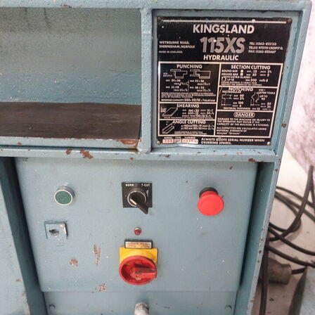 Kingsland 115 XS hydr. profiljernssaks - 115 tons.