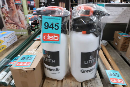 2 stk. HOME It® havesprøjte med pumpe 8 liter