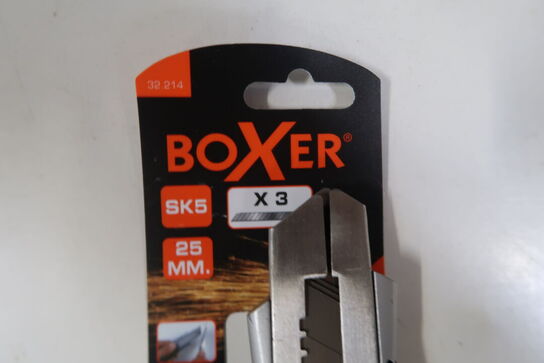 10 stk. Boxer hobbykniv 25 mm. - SK5 stål