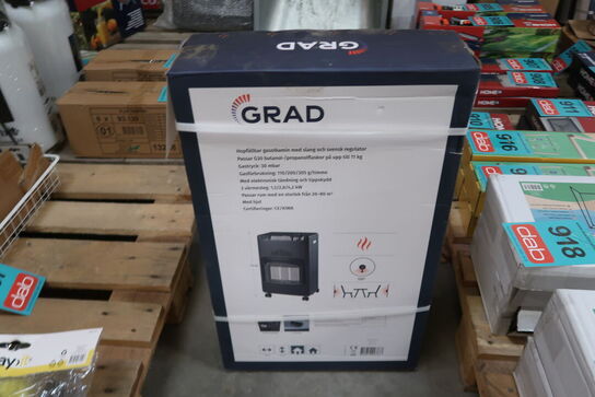 Gasvarmeovn m/blæser 4,2 kW - Grad