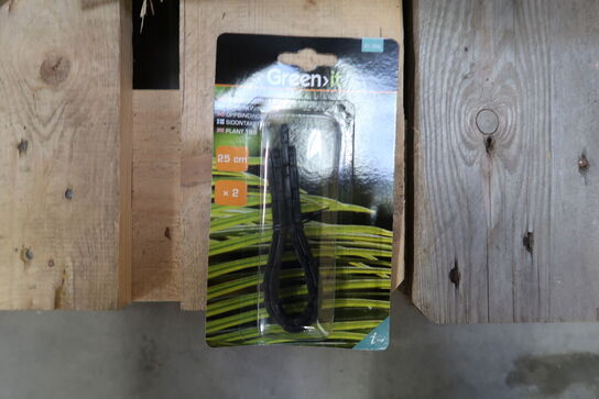 12 pk. Green>it opbindingsbånd 25 cm 2 stk.