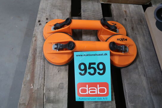 2 stk. Boxer Dobbelt sugekop