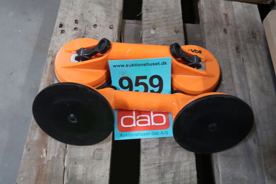 2 stk. Boxer Dobbelt sugekop