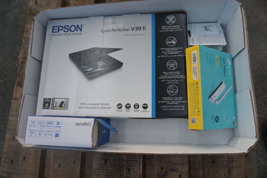 Epson scanner V39 11 + 6 stk. USB stik 