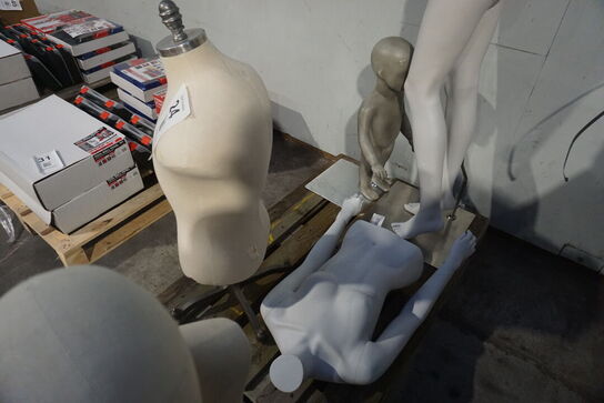 Diverse butiksmannequin