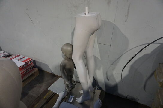 Diverse butiksmannequin