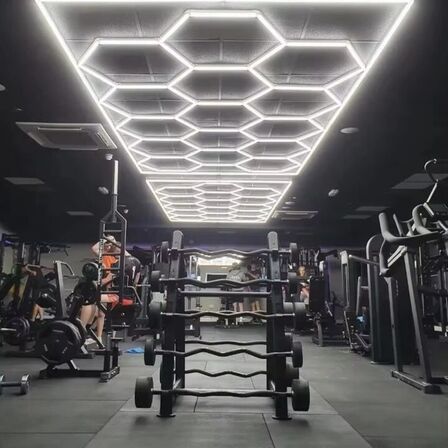 LED sekskantbelysning 4840 x 2430 mm