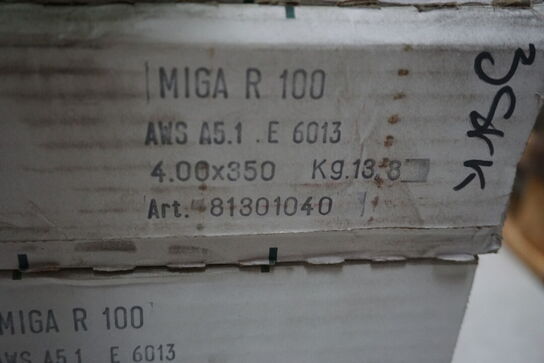 6 kasser svejseelektroder MIGATRONIC