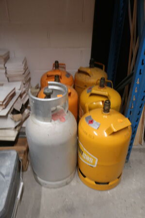 6 stk. gasflasker
