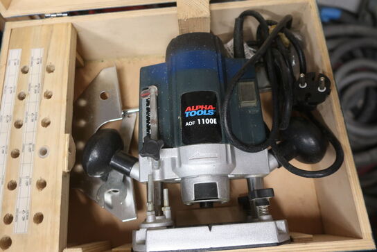 Overfræser ALPHA TOOLS AOF 1100E