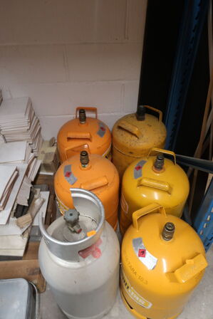 6 stk. gasflasker