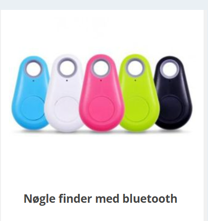 5 x Nøglefinder med bluetooth