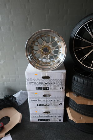 4 stk. alufælge HAXER WHEELS HX025