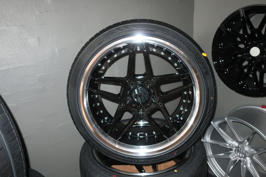 4 stk. alufælge HAXER WHEELS HX030 med dæk 275/35ZR19 / 245/40