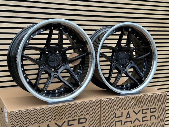 4 stk. alufælge HAXER WHEELS HX030 med dæk 275/35ZR19 / 245/40