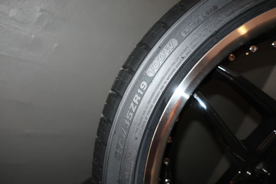 4 stk. alufælge HAXER WHEELS HX030 med dæk 275/35ZR19 / 245/40