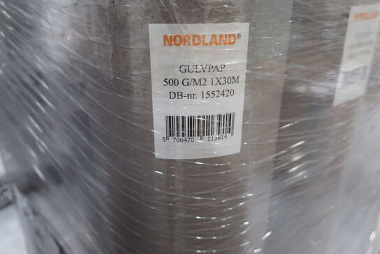 Palle med gulvpap NORDLAND 500 g/M2 1x30M