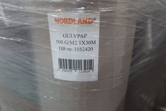 Palle med gulvpap NORDLAND 500 g/M2 1x30M