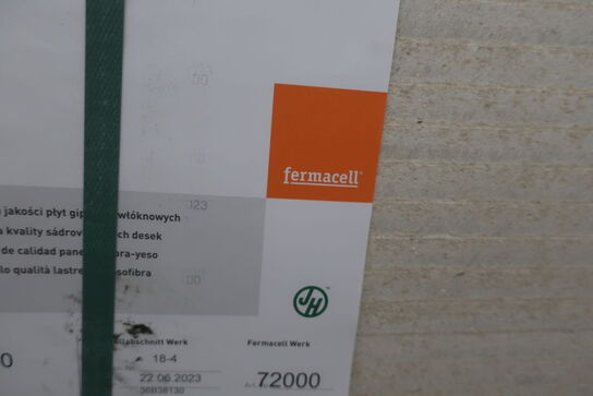 40 stk. gipsplader FERMACELL 2700x1200x15 mm. 