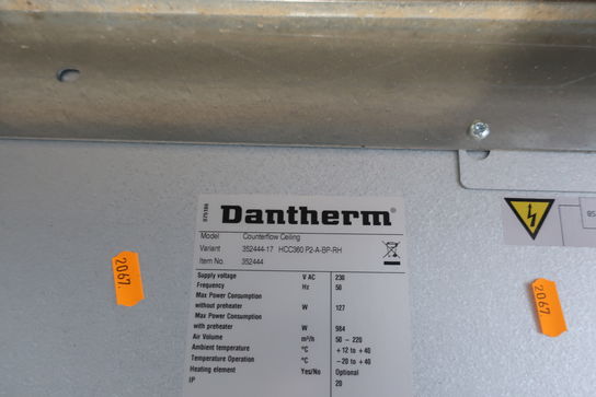 Boligventilationsenhed DANTHERM HCC360 P2